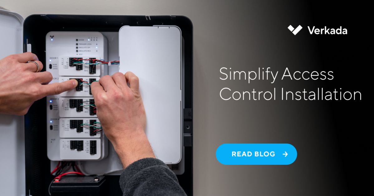 Simplifying Installation With Cloud-Based Access Control