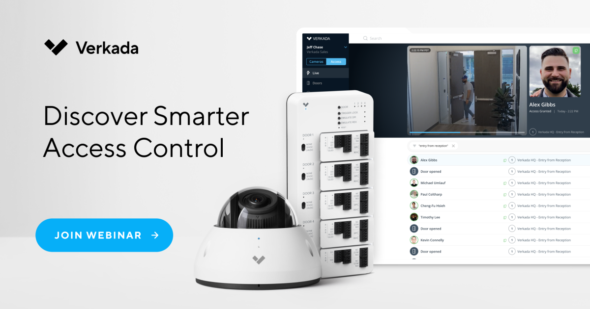Discover the Benefits of Verkada’s Cloud-Based Access Control Solution
