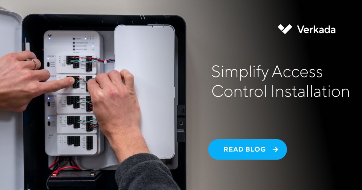 Simplifying Installation With Cloud-Based Access Control