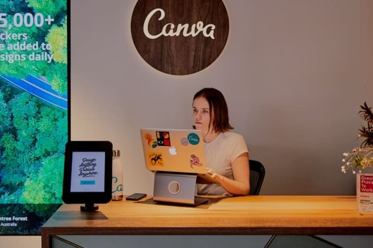 Oficinas de Canva utilizando soluciones Verkada