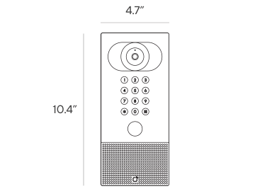 Thumbnail 3 for TD63 Video Intercom with Keypad
