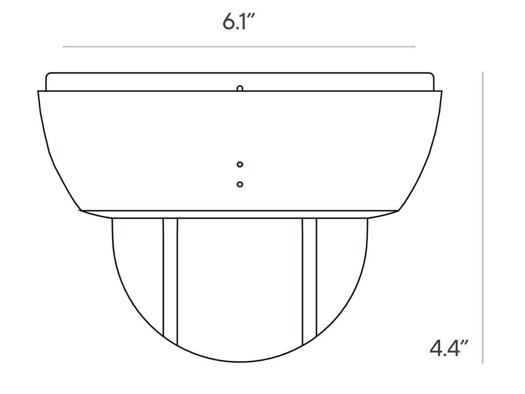 Thumbnail 3 for CD63 4K Indoor Dome Camera with Optical Zoom