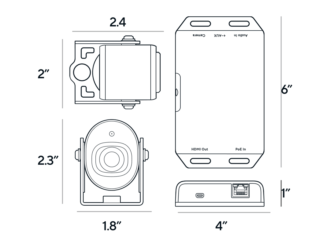 Thumbnail 2 for CM42-S 5MP Mini Split Camera