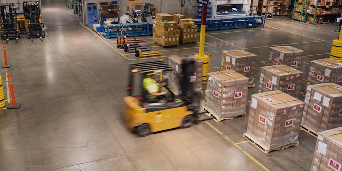 Distribution center security