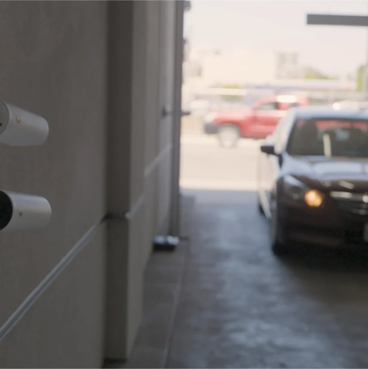 License plate recognition unlock