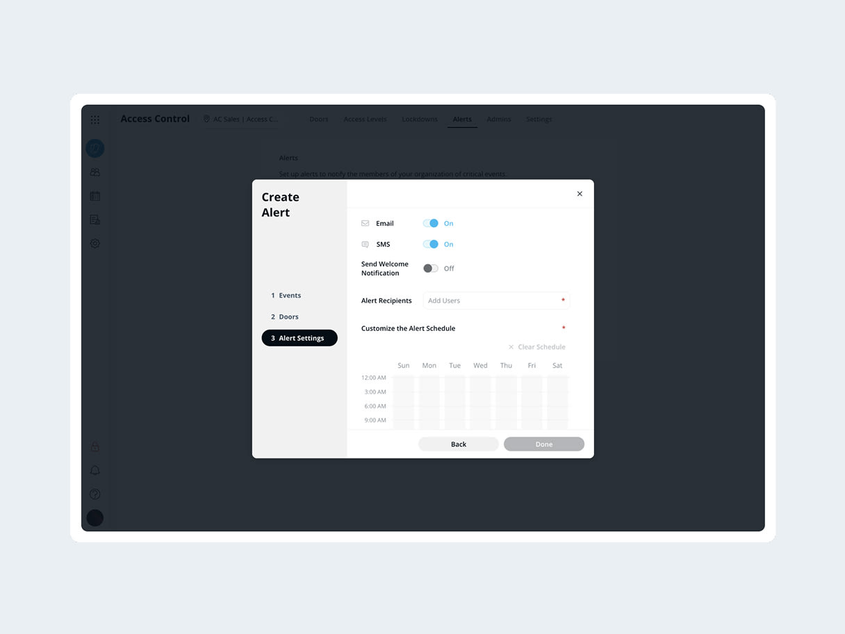 Create custom notifications and quickly export reports to speed up investigations