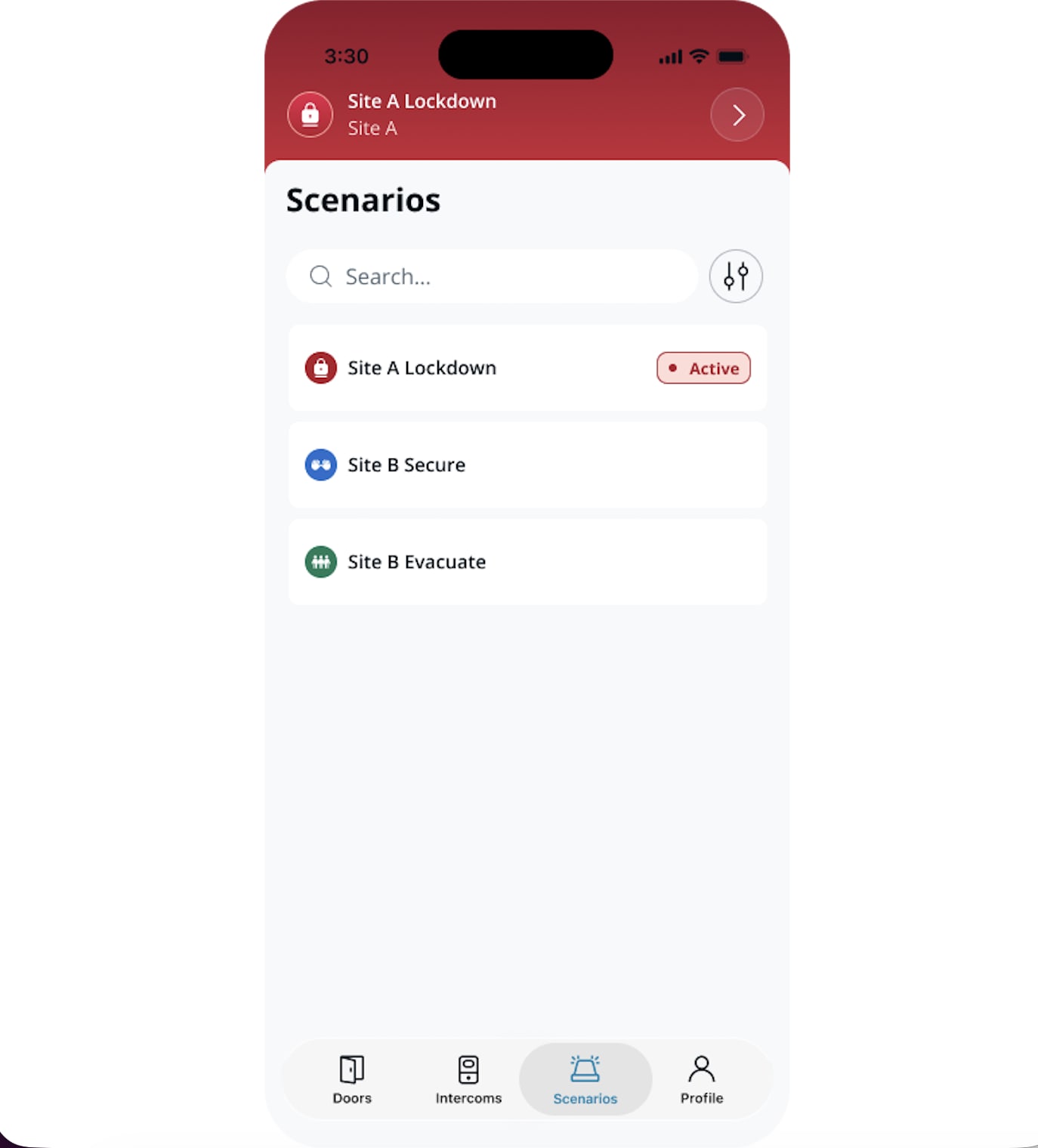 Link to Introducing New Emergency Scenario Functionality to Access Control