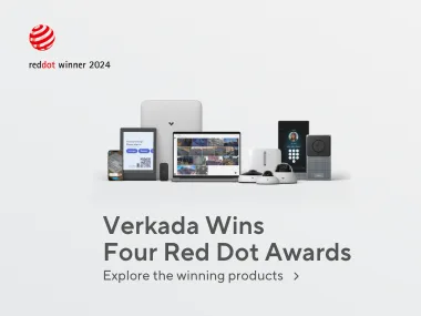 Verkada Awarded Prestigious Red Dot Design Award Across Multiple Products