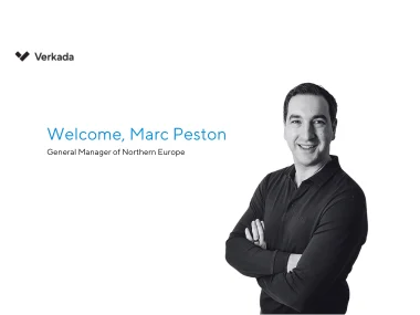 Verkada Continues Rapid Expansion in EMEA, Names Marc Peston GM of Northern Europe