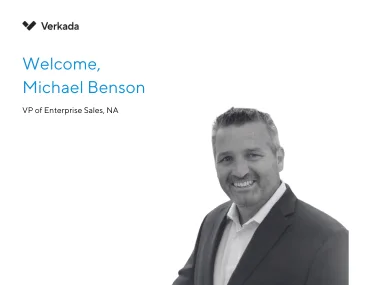 Introducing Michael Benson, Verkada’s New Vice President of North America Corporate Enterprise Sales