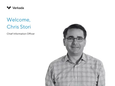 Verkada Appoints Chris Stori as Chief Information Officer