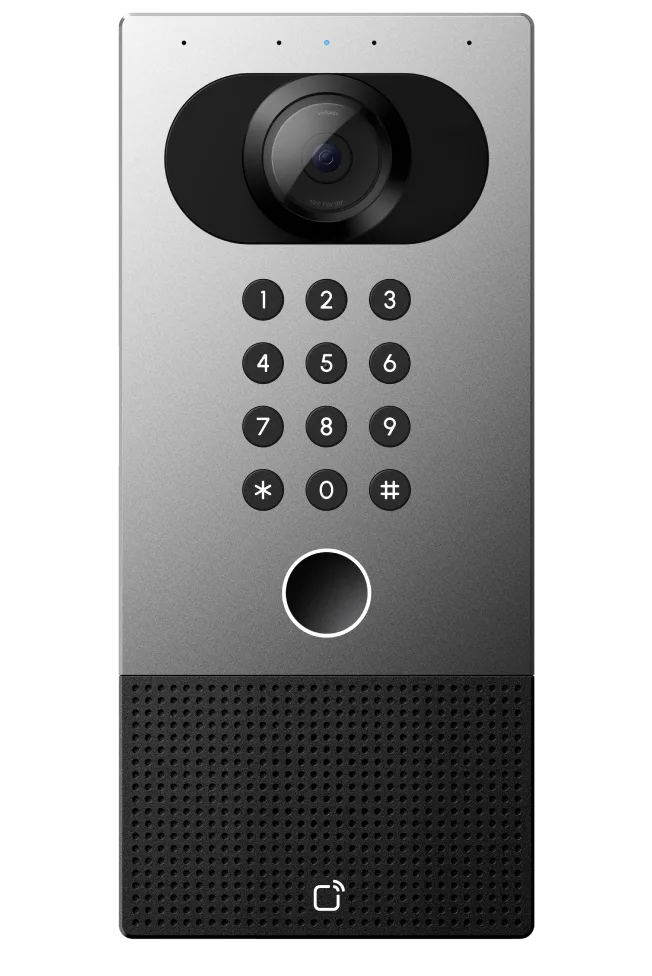 Verkada TD63 video intercom with integrated keypad for PIN access and multi-factor authentication