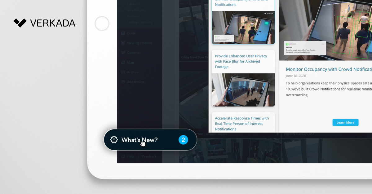 See The Latest From Verkada Right From Command