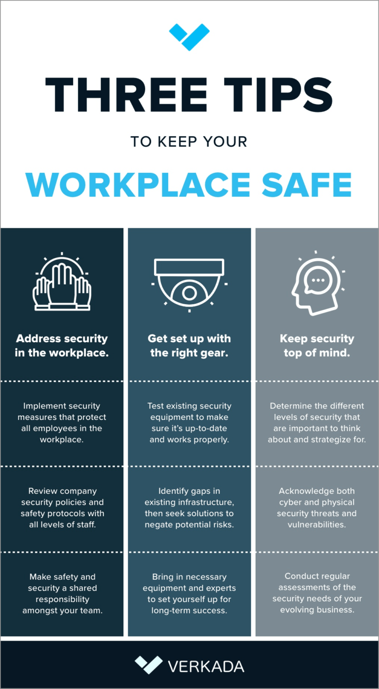 3 Simple Tips to Keep Your Workplace Safe - Verkada