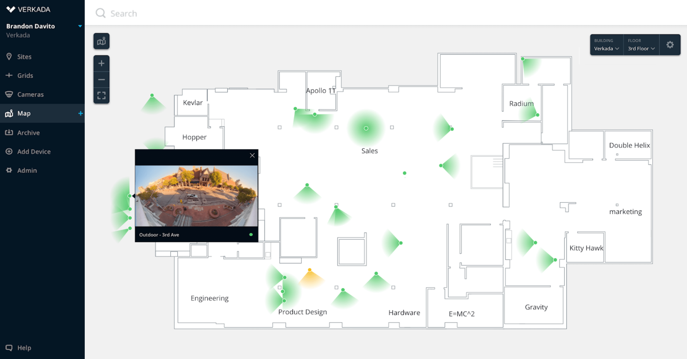 camera floor plan