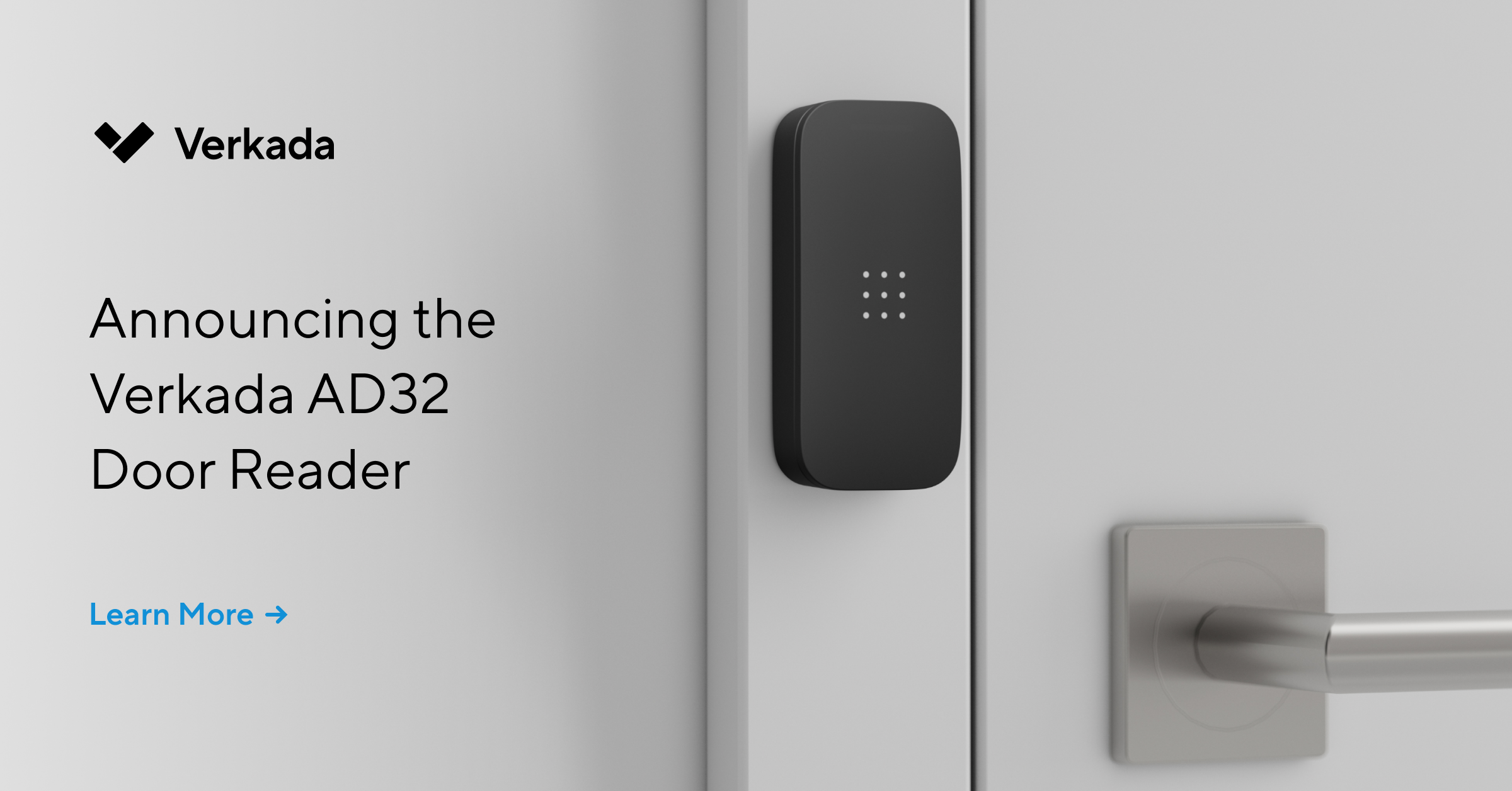 Announcing the Verkada AD-32 Door Reader